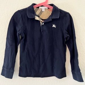 long Sleeve Burberry Polo